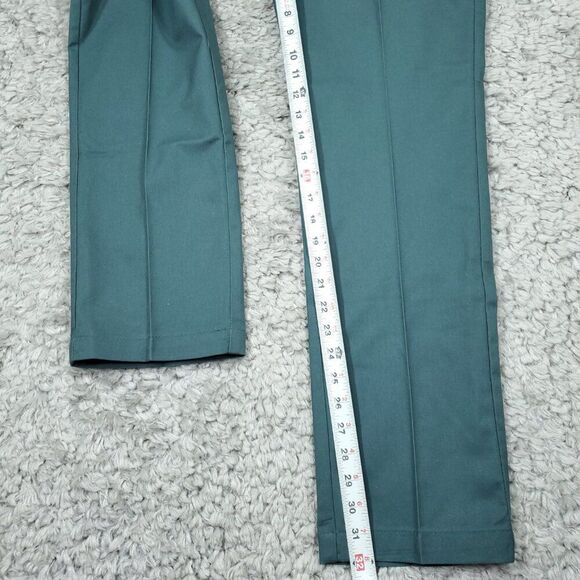 Dickies Slim Fit Tapered Twill Flex Green Work Pants Men's Size 30 x 32 - Picture 7 of 8